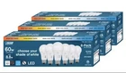 Feit Dimmable A19 Led Bulbs 5-COLOR Temps 60W Equiv (uses Only 8.8W) 18 Pack New. Price: $34.99.
