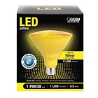 Feit Electric PAR38/Y10KLEDBX E26 Yellow 90 Watt Equivalence Bulb New. Price: $19.96.