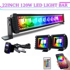 22" 120W Led Light Bar Combo Beam Offroad Driving Rgb Strobe Halo Color Changing New. Price: $159.99.