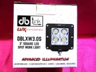 Link DBLXW3.0S 3" Square Led Spot Work Light - New. Price: $29.95.