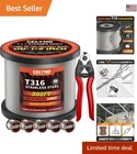 Stainless Steel Cable For Railing - 300FT 1/8" T316 Wire Rope Deck ... New. Price: $83.69.