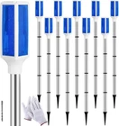 10 Pcs Solar Powered Driveway Markers Reflective Lights Blue New. Price: $75.46.
