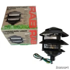 Vtg Rab Landscape Light LL322B 75W Glass Cover & Die Cast Aluminum New Open. Price: $36.95.