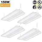 4-PACK 150W Led Linear High Bay 22500LM Ul Listed Commercial Shop Lights New. Price: $293.13.