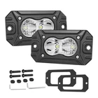 2X 4" White Flush Mount Led Pods Spot Flood Comboo Driving Offroad Lights New. Price: $33.98.