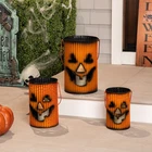 Northlight 3 Piece Black Orange Metal Pumpkin Lantern Set Halloween Decoration New. Price: $106.49.