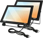 300W Led Floodlights, 36000LM Dimmable, Colors Selectable (3000K 4500K 6000K), New. Price: $191.99.