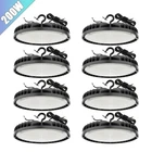 (8PACK) 200W 30000LM (eqv. To 1000W Hps/mh) Led Ufo High Bay Light 120V Kukuppo New. Price: $510.72.