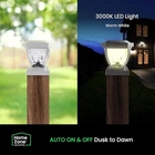 Home Zone Security 12-LUMEN-EACH 4X4 Solar Led Post Cap Lights Packs White Used. Price: $26.39.