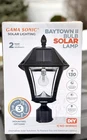 Gama Sonic Baytown Ii Solar Bulb Lamp Black Outdoor Led Landscape Light *new*. Price: $65.59.