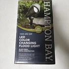 Hampton Bay 540LM Low Voltage Black Led Outdoor Flood Light Adjustable Color New. Price: $29.00.