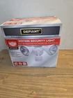 Defiant 703 499 White 180 Degree Motion Sensor Outdoor Security Light New. Price: $25.95.