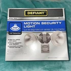 Defiant 110 Degree Detection Motion Security Dual Lights 233 840 Nib New. Price: $19.95.