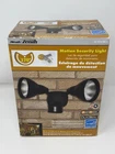 Heath Zenith Motion Sensor Security Light SL-5718-BK-C New In Sealed Box. Price: $29.95.