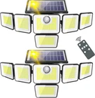 Heads Solar Motion Lights Outdoor 6000LM Waterproof 2 Pac New. Price: $73.89.