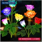 Tonulax Solar Garden Lights Upgraded Outdoor Light, 7-COLOR Changing Rose New. Price: $29.43.