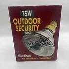 Vintage Value -bright 75W Outdoor Security Flood Light Bulb Avg Life 2000 Hrs. New. Price: $14.98.
