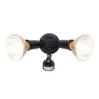 Halo 110 Black Motion Activated Sensor Outdoor Security Flood Light New. Price: $14.99.
