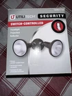Utilitech Flood Light 2-HEAD Black Adjustable Back Plate Wall Mounting New. Price: $25.00.