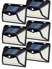 Szrsth Solar Outdoor Lights, 118 LED/6 Packs Motion Sensor Security New. Price: $50.00.