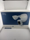 Ring Floodlight Hardwired Security Camera White With Chime Pro Open. Price: $129.99.