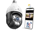 Symynelec 5GHZ/2.4GHZ Light Bulb Security Camera Outdoor Waterproof 2.5K Open. Price: $35.99.