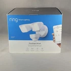 Ring Smart Lighting Floodlight Wired Motion Activated 2000 Lumen White -open Box. Price: $59.99.