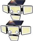 Lywalt Solar Outdoor - 3000LM 188 Led Motion Sensor Lights, 4 ... New. Price: $41.72.