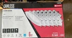 Utilitech Color Changing White 6-IN 850 Led Canless Recessed Downlight -pack Open. Price: $100.00.