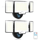 Motion Sensor Outdoor Flood Light, 4200LM 188 Led Black, Black-not Solar New. Price: $60.75.