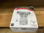 Defiant Motion Activated Flood Light Wired Gray Open. Price: $19.95.