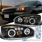 Dual Halo Rings Projector Lamps Fits 04-07 Chevy Malibu Black Headlights+led Drl New. Price: $157.95.