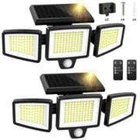 Szrsth Solar Lights Outdoor - 210 Led 2500LM Waterproof Motion Sensor Security New. Price: $41.99.