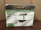 Defiant 180-DEGREE Bronze Triple Battery Motion Sensor Outdoor Integrated Led F4 Open. Price: $26.00.