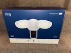 New Ring Floodlight Cam Pro Wired 2ND Gen Retinal 4K - White Sealed. Price: $165.00.