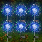 Yaafen Solar Garden Lights Outdoor, 6 Pack 120 Led Twinkling Firework New. Price: $67.60.