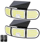 Iygr Solar Outdoor Lights, 3000LM 218 Led Motion Sensor Pack, 2PC New. Price: $35.73.