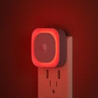 2 Pack Plug In Red Sleep Night Light With Motion & Dusk To Dawn Sensor, New. Price: $21.82.