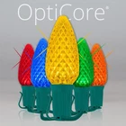 Wintergreen Lighting C9 Twinkle Opticore Led Christmas 50 Lights - Multicolor Open. Price: $87.35.