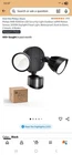 Philips 44W 4200 Lm Led Outdoor Flood Light Motion Sensor Waterproof Head Open. Price: $21.95.