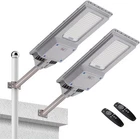 Langy Solar Street Light, 2-PACK 30000LM 400W, IP67 Commercial Parking Gray New. Price: $130.88.