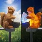 Vgyvgycc Upgraded Solar Garden Lights, Outdoor Decor - Squirrel New. Price: $21.72.