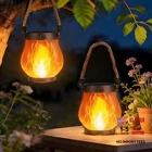 Yowin Dancing Flame Solar Lantern 2 Pack Outdoor Lights With Black New. Price: $40.49.