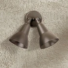 Maxim 18 1/2" Damp Location Bronze Finish Double Floodlight New. Price: $81.00.