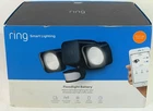 Ring Smart Lighting Black Motion Activated Outdoor Led Floodlight Battery Open. Price: $49.77.