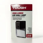 Hyper Tough 2000LM Led Outdoor Wall Light Hardwired Dusk-to-dawn Sensor New. Price: $22.00.