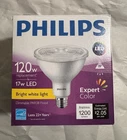 Philips Dimmable PAR38 Flood 17W Led Expertcolor 25 1200LM Bright White QTY-1 New. Price: $19.87.
