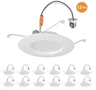 Eti Lighting 12PACK! Retrofit 6" 2700K- 5000K Led Recessed Trim Dimmable New. Price: $36.99.