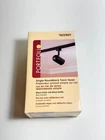 Portfolio Single Track Fixture Spotlight Black 0233021 Adjustable New. Price: $15.95.