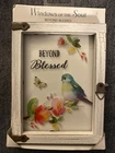 Beyond Blessed Mini Window Plaque Wall Decor By Ganz New. Price: $6.97.